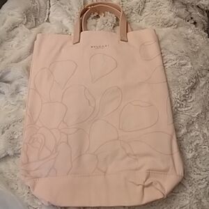 Bulgari Pink Tote Bag with Bulgari Charm: New!